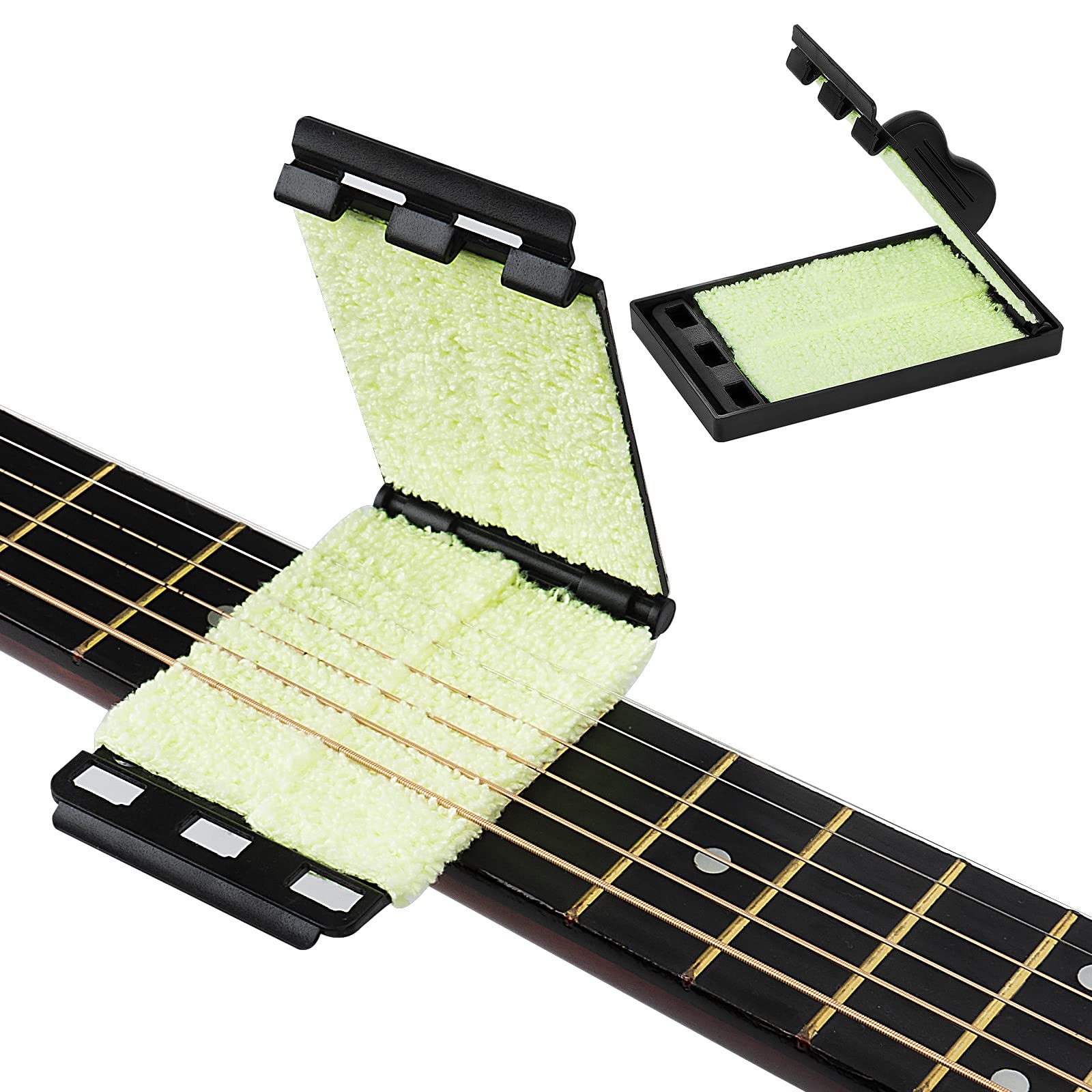 Guitar String Cleaners for Maintenance and Care of Guitars, Basses, Ukuleles, Violins, and Other Musical Instruments 2 Pack