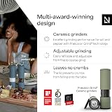 LARS NYSØM Salt and Pepper Grinder Set Stainless Steel Adjustable Ceramic view 2