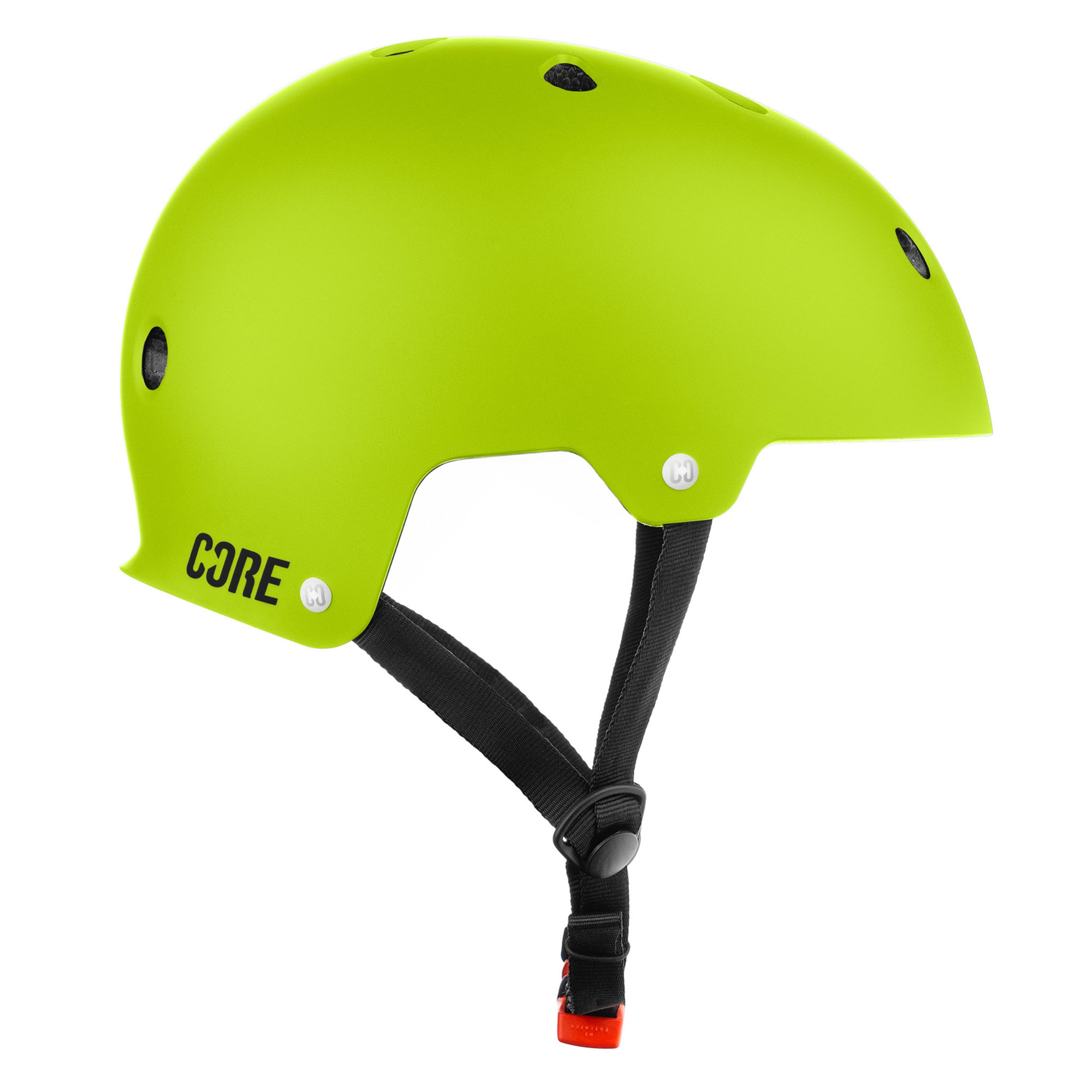 CORE Protection Action Sports Helmet Skate/BMX/Bike/MTB/Skateboard/Scooter - Neon Green, L/XL