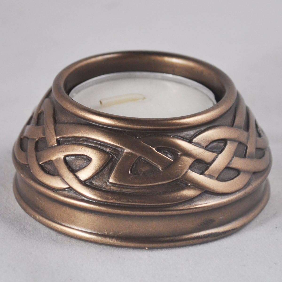 Celtic Candle Holder Cold Cast Bronze H3cm (small) Amazon.co.uk