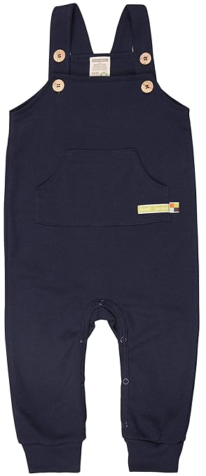 loud + proud Unisex Baby Latzhose Bio Baumwolle, GOTS Zertifiziert