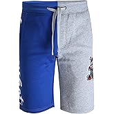 SCREENSHOT Mens Hip Hop Premium Classic Fit Urban Fleece Shorts - Street Fashion SweatShorts Ribbed Wasteband with Drawstring