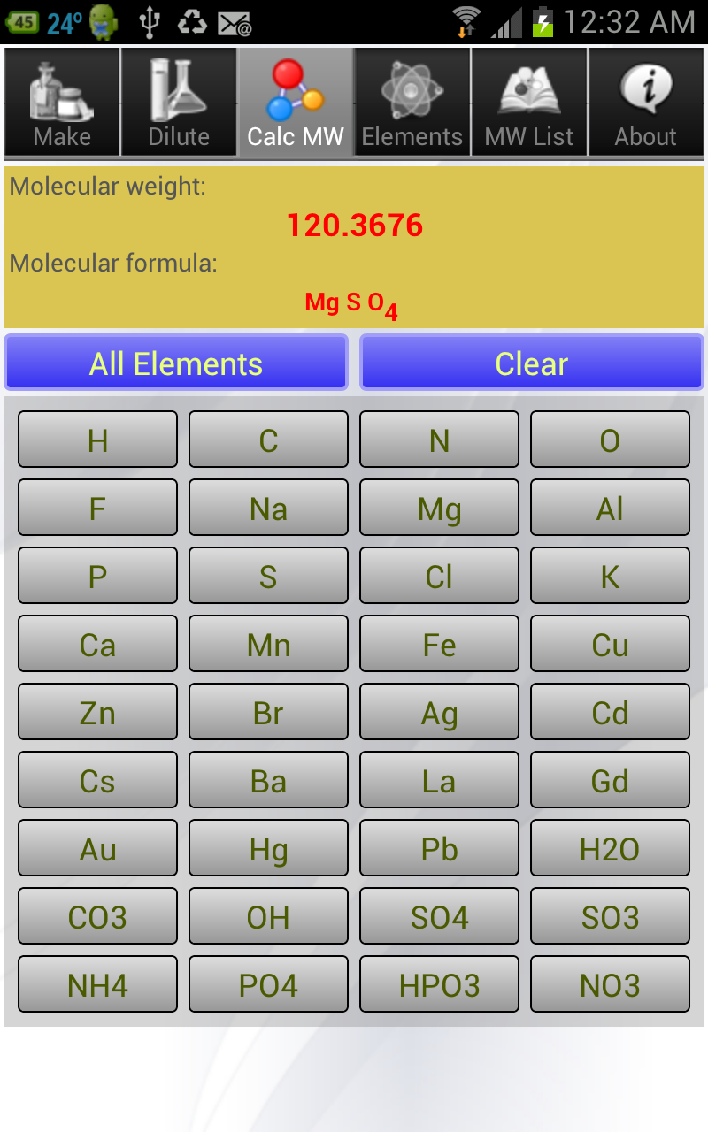 Solution Calculator Pro