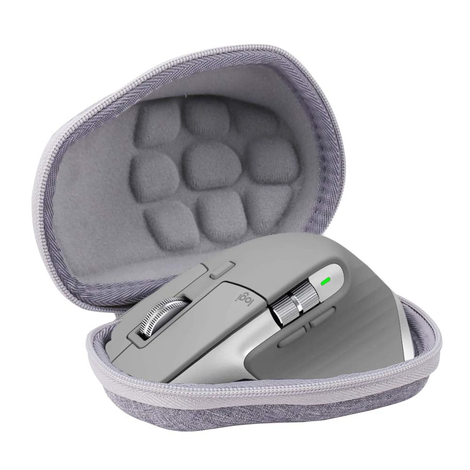 Aenllosi for Logitech MX Master 4/3/3S/2S Wireless Mouse Hard Protective Storage Carrying Case, Grey (Case Only)