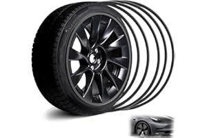 ZDOLL Automotive Alloy Wheel Rim Protector, 19" Wheel Anti-Scratch Protector, Rim Edge Protector, Strips for Curb Rash Prevention, Set of 4 Wheel Accessories Suitable for All Kinds of Vehicles