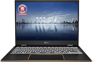 MSI Summit E13 Flip Evo (2024) 13.4" FHD+ 120Hz Professional 2 in 1 Laptop: Intel Core i7-1360P, Intel Iris Xe, 16GB LPDDR5, 1TB NVMe SSD, Thunderbolt 4, WiFi 6E, Win 11 Home: Ink Black A13MT-243US