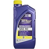 Royal Purple 01040 SAE 40 Heavy Duty High Performance Synthetic Motor Oil - 1 Quart Bottle
