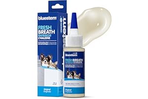 bluestem Dog & Cat Oral Gel – No Brushing Gel Toothpaste with coactiv+ Technology – Cat and Dog Toothpaste to Freshen Breath 