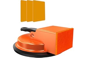 Floor Gap Fixer Tool, Metal Laminate Flooring Tools with 3 Reusable Patches, Repair Professional Suction Cup, Suitable for Mo