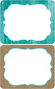 Teacher Created Resources Shabby Chic Nametags/Labels (77195), 2.88 x 3.5 Inches