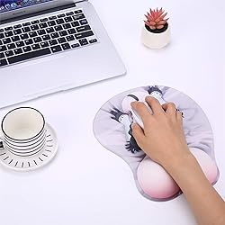 Boo Ace 2B PP Anime Mouse Pads with Wrist Rest