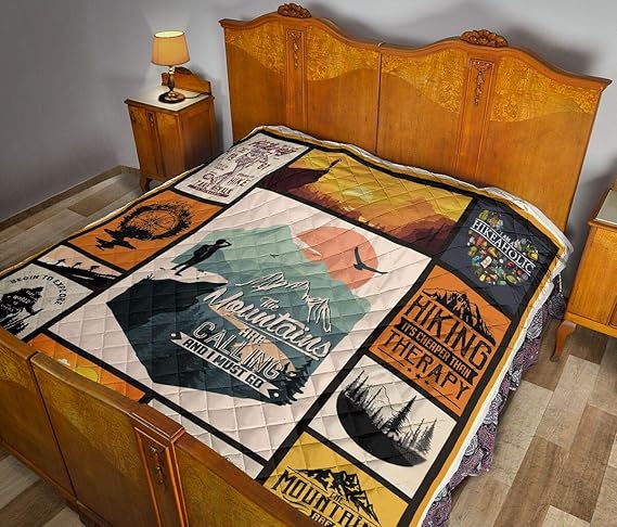 Amazon.com: Hiking Quilt Queen Size - Unique 3D Design, Suitable for
