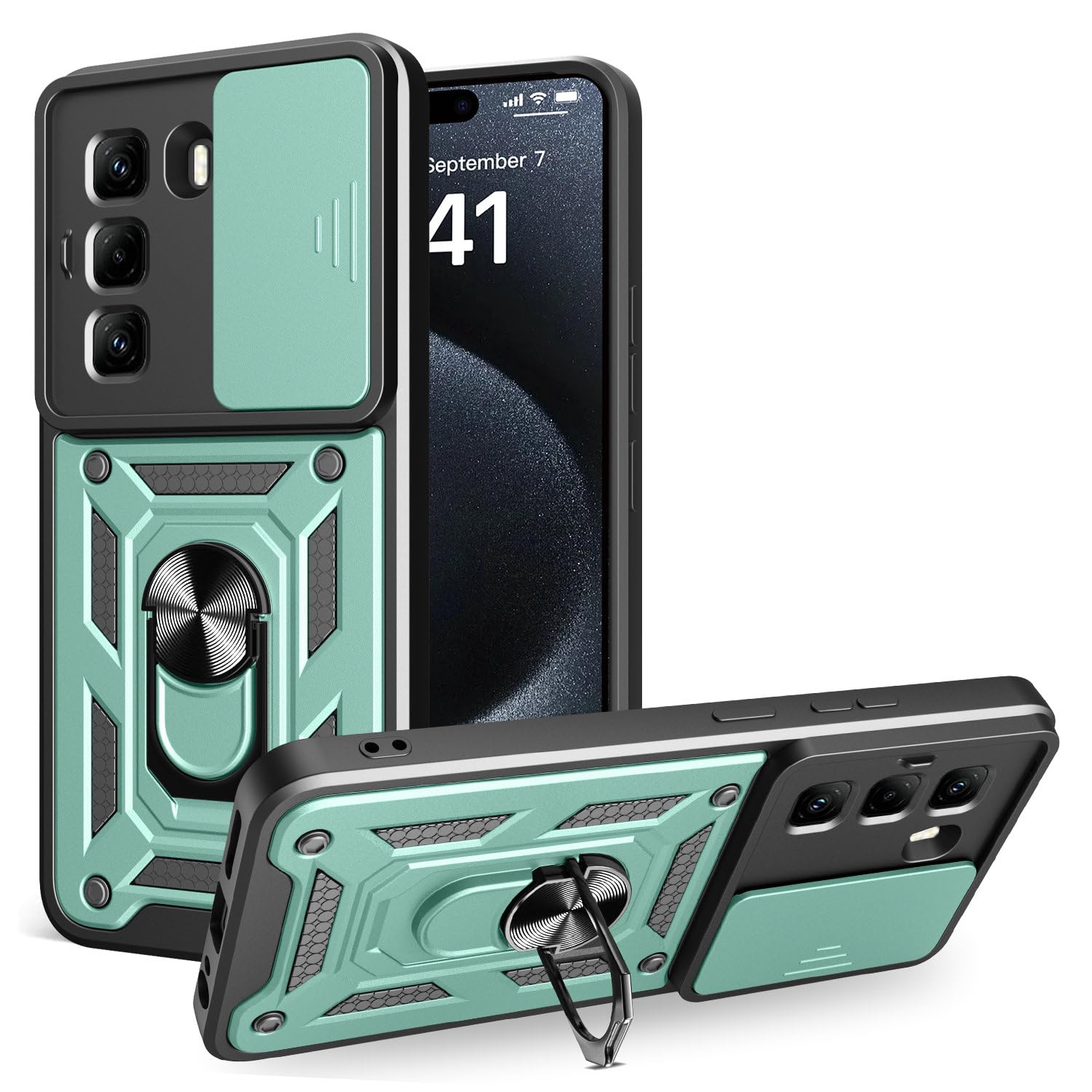 Kukoufey Compatible with Infinix Hot 50 Pro 4G Case