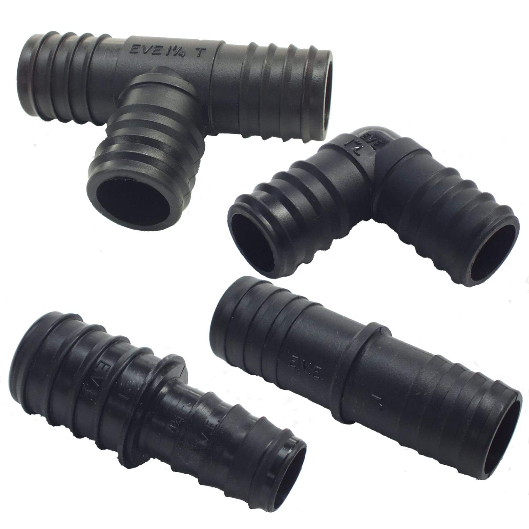 Hortafix Pond Pipe corrugated pipe Reducing Joiner 1 1/2" 38mm to 1" 25mm