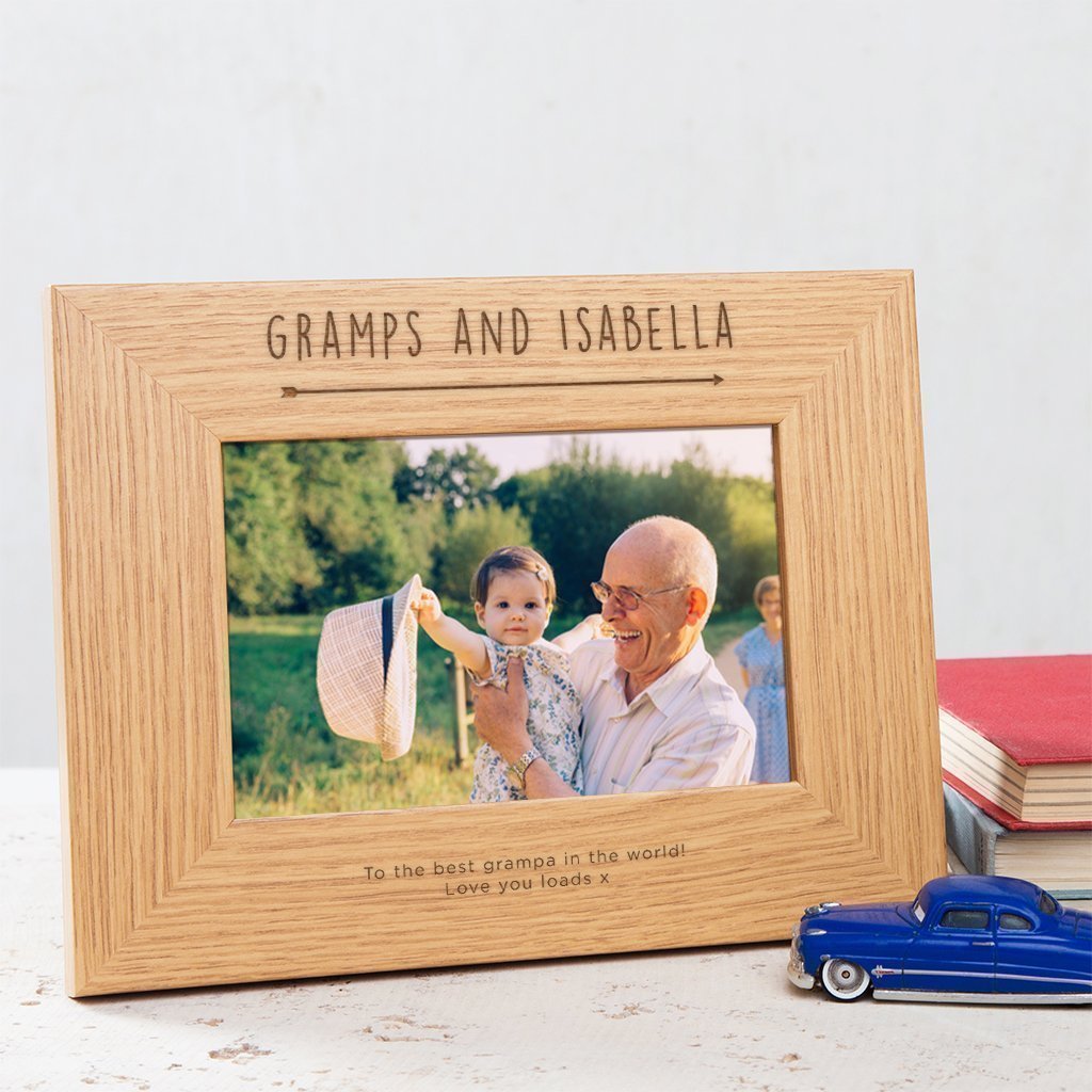 Personalised Grandad Photo Frame Best Grandad Birthday Gifts From