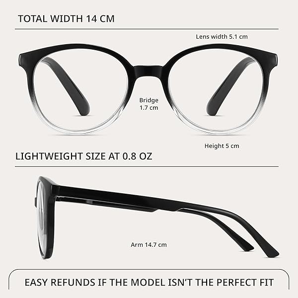 GIBLOGO READING GLASSES FOR WOMEN/MEN EYE GLASSES BLUE LIGHT READING GLASSES CHEATERS EYEGLASSES