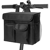 BOHEMIABY Electric Scooter Basket - Convenient Mobility Scooter Bag With 14-In Laptop Pocket and Cup Holders, Easy Installation for Bike, Mobility Scooter Accessories for Adults