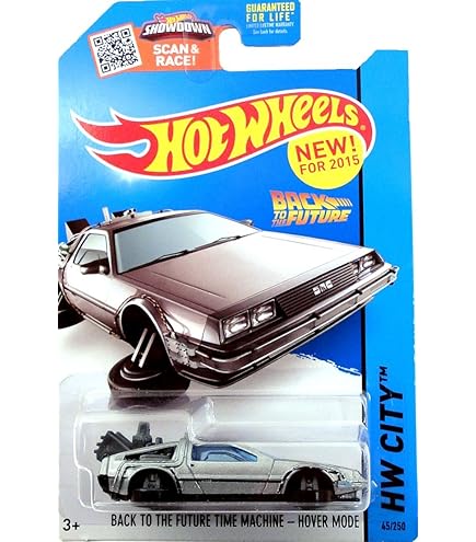 Amazon.com: Hot Wheels - Back to the Future Time Machine - Hover