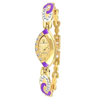 Analogue Gold Dial Women's Watch- GDW012