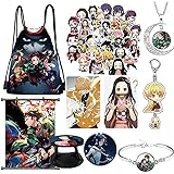 Amazon Com Esman Dem On Sla Yer Manga Merch Gift Set For Kimetsu No Yaiba Japanese Anime Fan