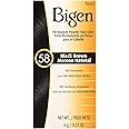 Bigen Powder Hair Color #58 Black Brown 0.21oz (3 Pack)