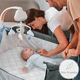 Yoofoss Next to Me Crib Mattress Protector 51 x 85 cm 2 Pack Waterproof view 3