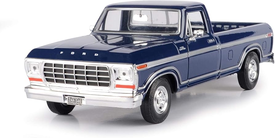 Amazon Motormax 1979 Ford F 150 ピックアップトラック ブルー 1 24 ダイキャストモデルカー ミニカー ダイキャストカー おもちゃ