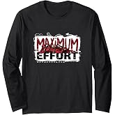Marvel Deadpool &amp; Wolverine Maximum Effort Split Logo Long Sleeve T-Shirt