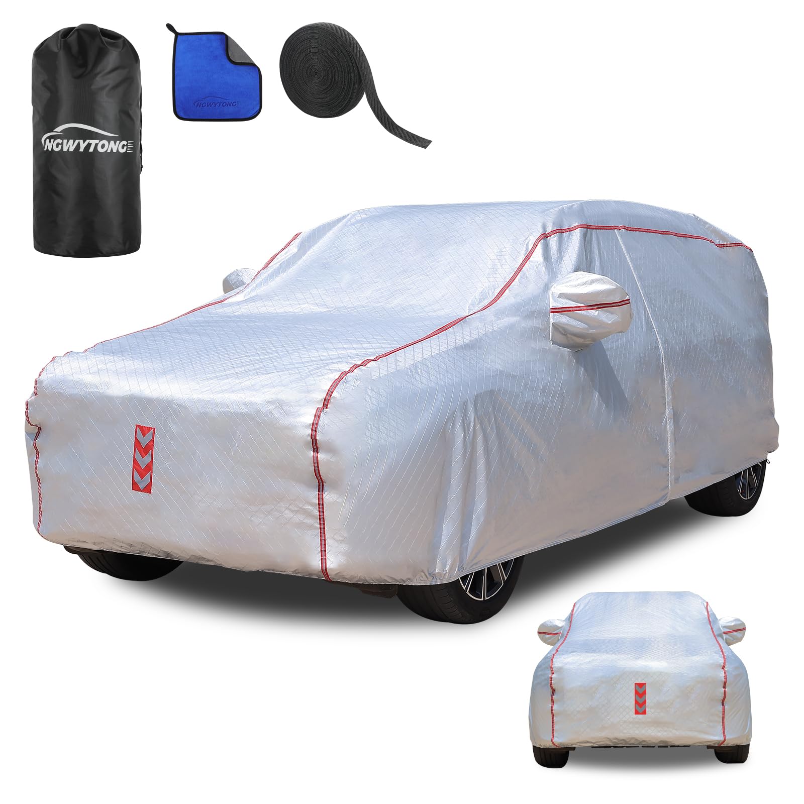 Photo 1 of SUV Car Cover, 30 S Quick Install Underbody Wrap-Around Mount Car Cover Waterproof All Weather, for SUV 191-200 in Car Covers