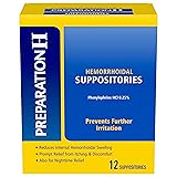 Preparation H Hemorrhoid Suppositories For Itching