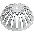 Leyso Heavy Duty Aluminum Dome Floor Drain Cover and Drain Strainer, Removable Outdoor Drain Cover, Dome Strainer for Restaur