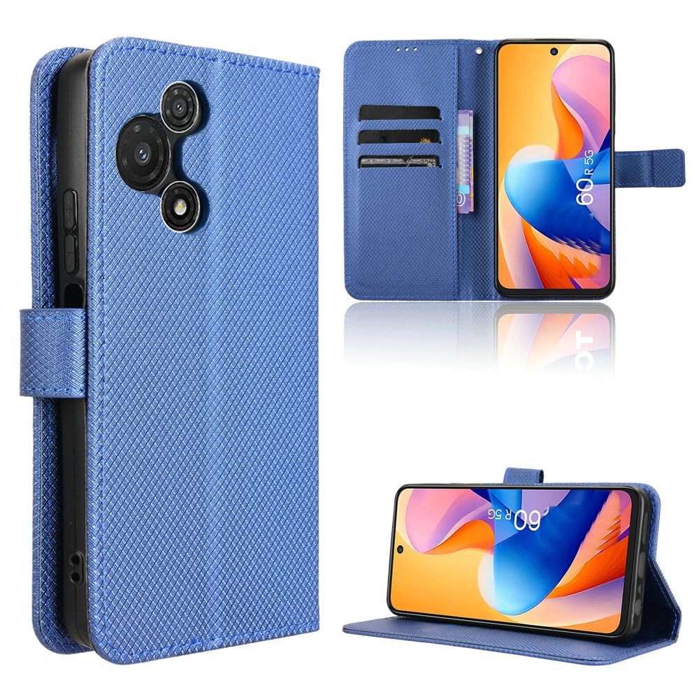 Elubugod Compatible with TCL 60 5G Leather Case,PU
