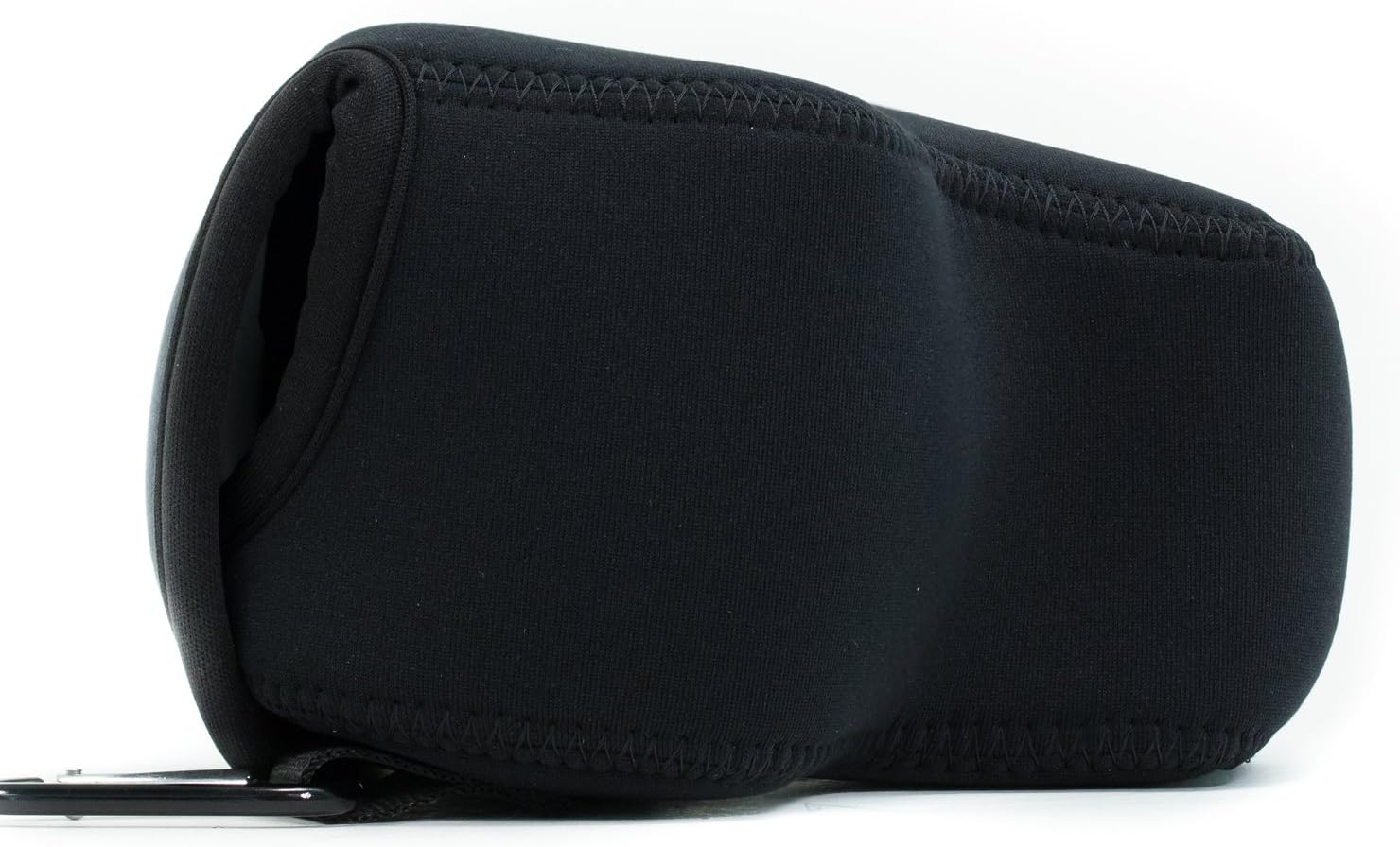 MegaGear MG452 Ultra Light Neoprene Case with Carabiner for Canon PowerShot SX60 HS Camera - Black - Image 5