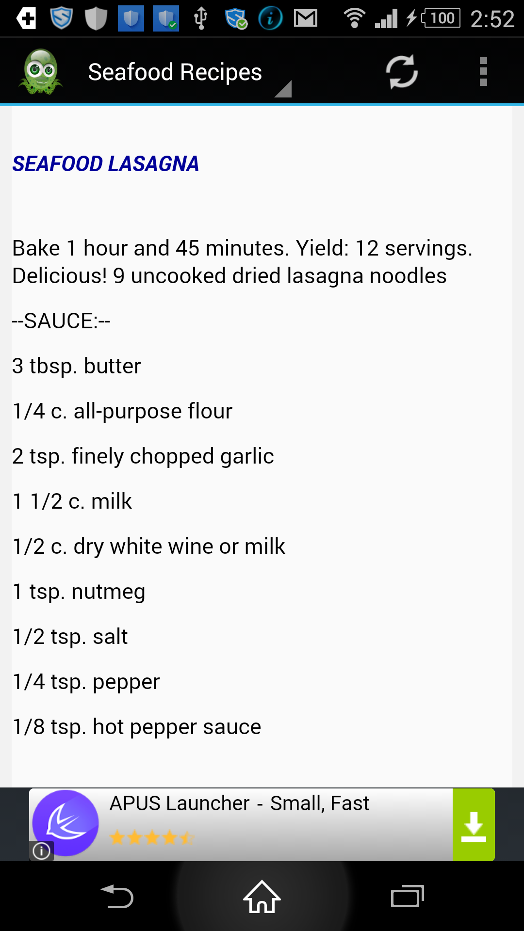 Seafood Recipes