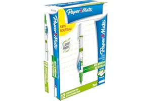 PAPER MATE PaperMate Liquid Paper Micro Correction Pen with Anti-Clogging Double Ball System Ref S0742940 [Pack 12]