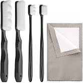 Silver Cleaning Kit with Ultra-Soft Brushes &amp; Polish Cloths &ndash; Tarnish Removal for Antique Jewelry, Sterling Silverware, Cutlery &amp; Plateware &ndash; Safe for Gold, Diamonds, Platinum, Gemstones &amp; Coins