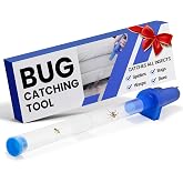 Sonic Technology Bug Vacuum Catcher - Battery Spider Catch and Release Tool | long nozzle, no-touch insect pickup, handheld design, clear catch chamber w/ safety cap, battery powered, easy bug collection