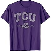 TCU Horned Frogs Faded Purple Officially Licensed T-Shirt Small