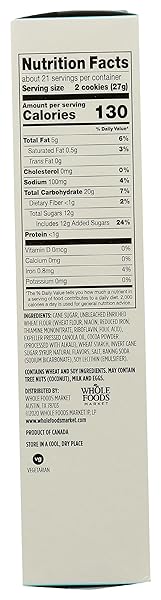 365 BY WHOLE FOODS MARKET, CHOCOLATE SANDWICH CREME COOKIES, 20 OUNCE