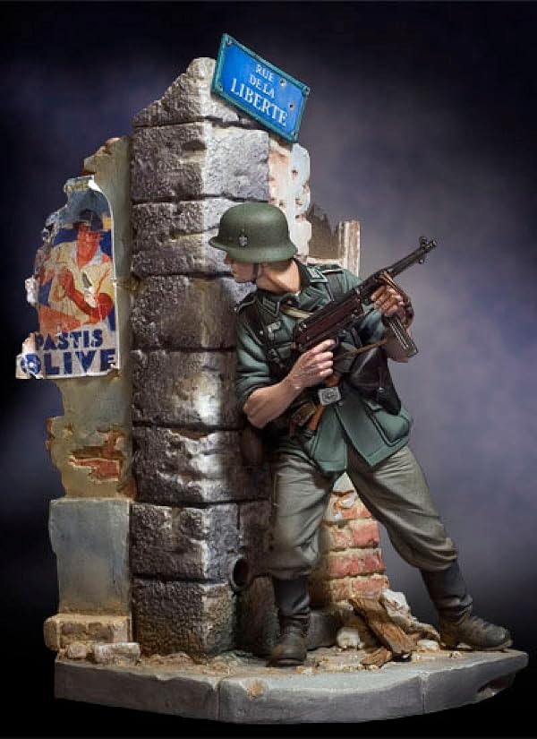 Décoration Collection Guerre Risjc 1/35 Modèle De Soldat En Résine Seconde Guerre Mondiale