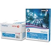 xerox Vitality Multipurpose Print Paper, 92 Bright, 20 lb Bond Weight, 8.5 x 11, White, 500 Sheets/Ream, 3 Reams/Carton