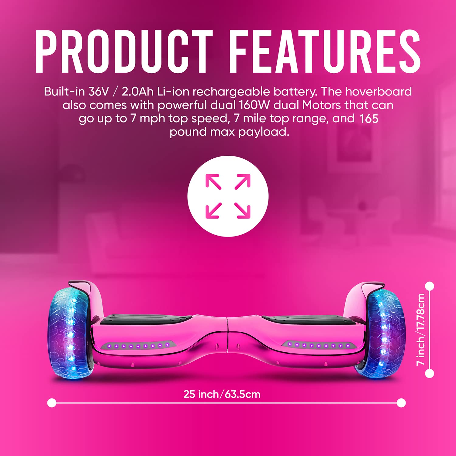 Hoverboard with 6.5