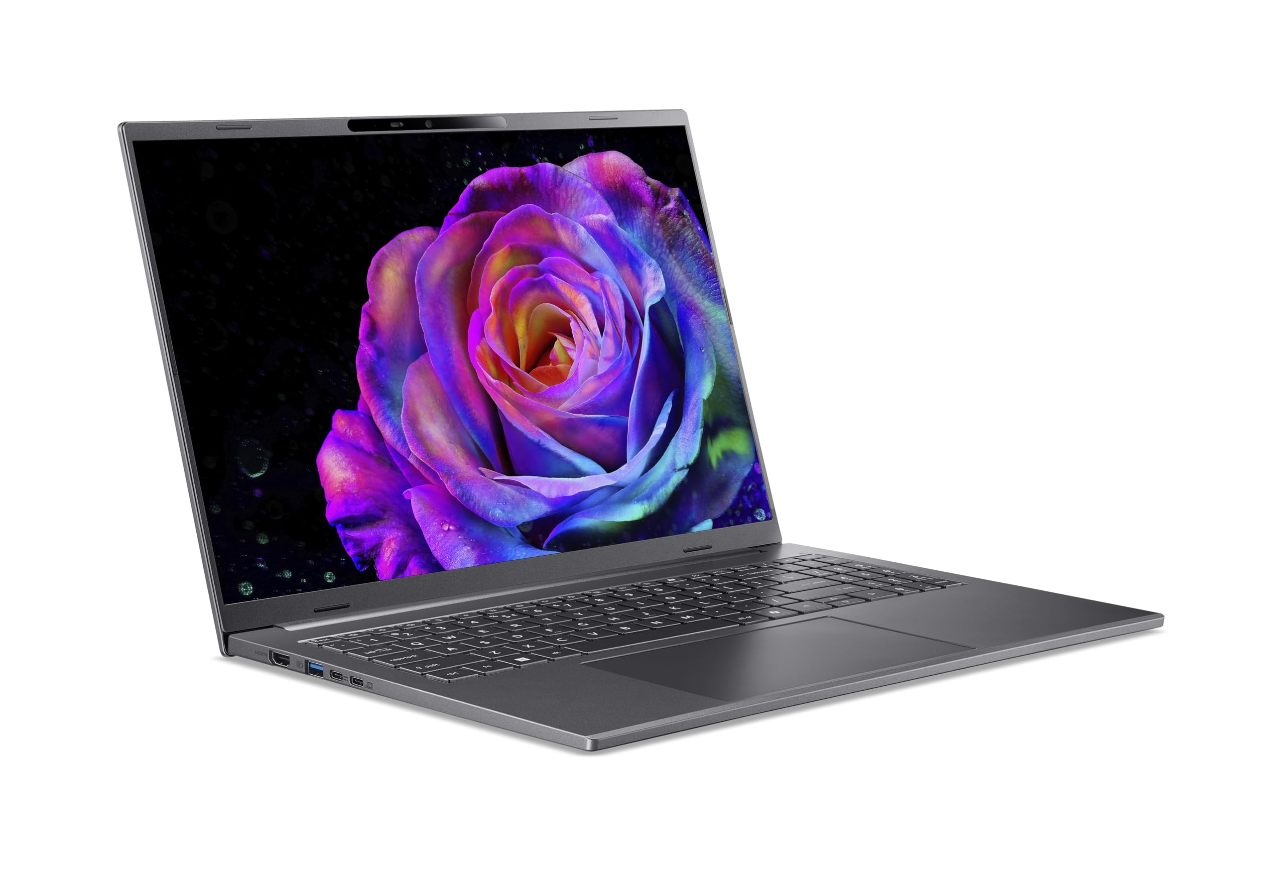 acer Aspire 16 AI OLED (A16-61M-R8RH) AI Laptop, Copilot+ PC, 16 Inch WUXGA+ OLED 120Hz Display, AMD Ryzen AI 5 340, 16 GB RAM, 512 GB SSD, AMD Radeon 840M, Windows 11, QWERTZ Keyboard, Grey 6