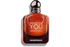 Armani Beauty - Stronger With You Absolutely - Parfum - Cologne for Men - Spicy Ambery Gourmand Men’s Fragrance – Rum Accord,
