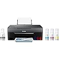 Canon G3260 All-in-One Printer | Wireless Supertank (Megatank) Printer | Copier | Scan, with Mobile Printing, Black, Works with Alexa