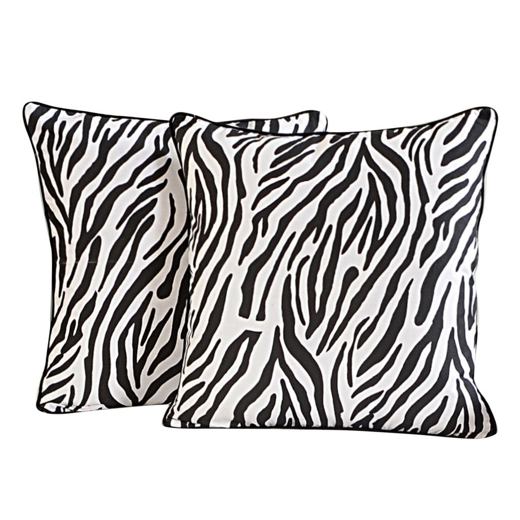 Zebra print cushion covers Clearance