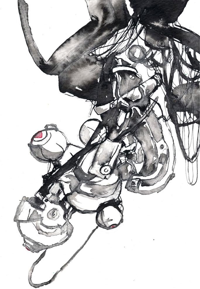 Wednesday Wolf Glados 8.5"x11"
