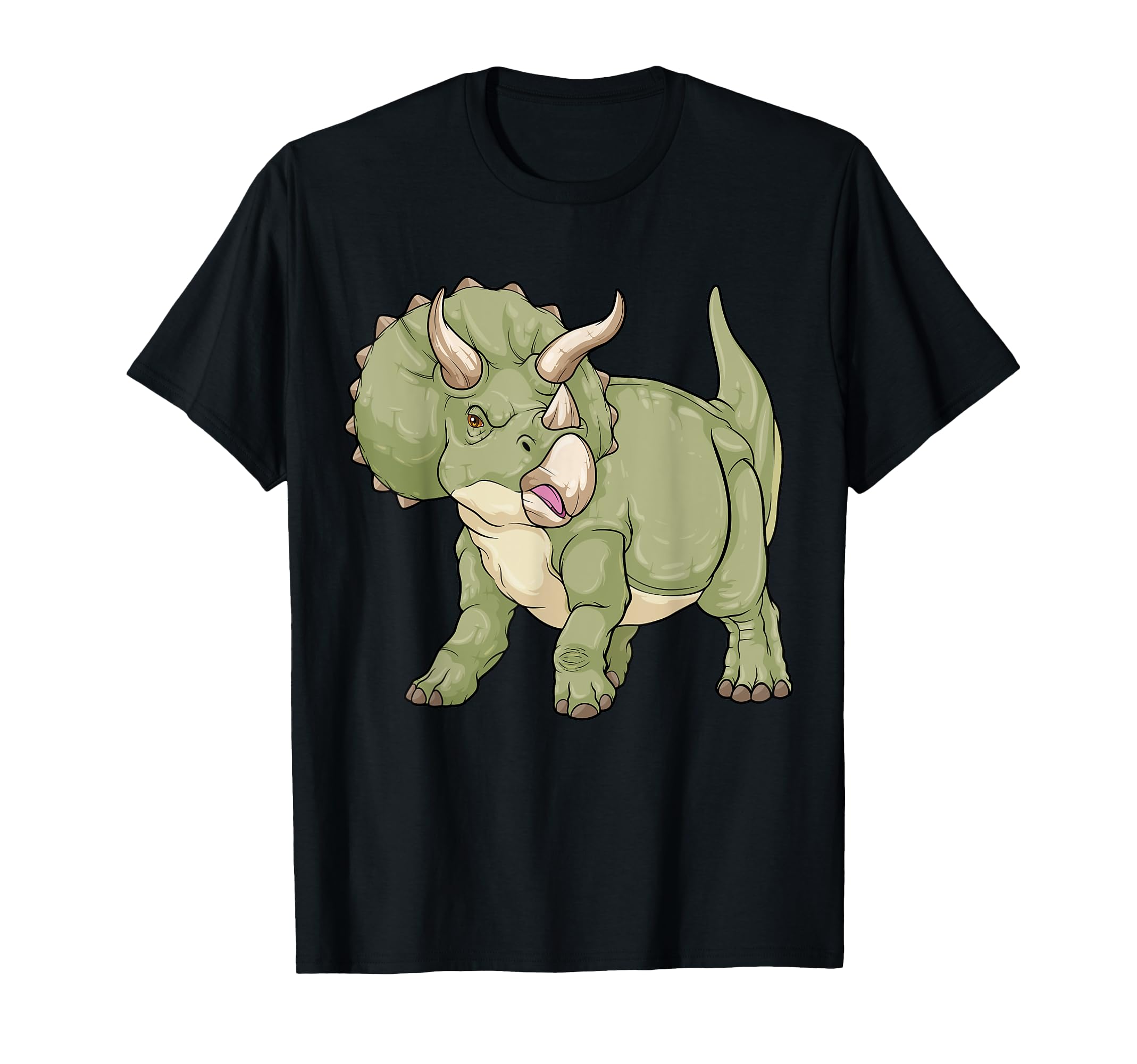 Triceratops Dinosaur Prehistoric Herbivores Dino Kids Boys T-Shirt