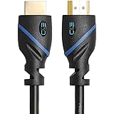 50ft (15.2M) High Speed HDMI Cable Male to Male with Ethernet Black (50 Feet/15.2 Meters) Supports 4K 30Hz, 3D, 1080p and Aud