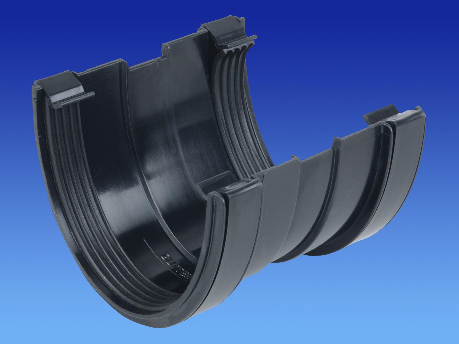 Tiptop Home OSMA BLACK 113mm Gutter Union for DeepLine 4.5:2.5 System 9T909b…